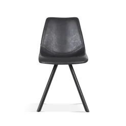 Stoel Collin Zwart – Set van 2