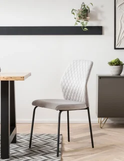 Stoel Dagmar Lichtgrijs – Set van 2