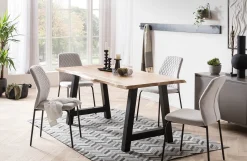 Stoel Dagmar Lichtgrijs – Set van 2