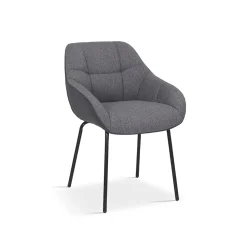 Stoel Dundee Grijs-Donkergrijs – Set van 2