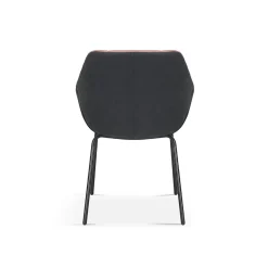 Stoel Dundee Roze-Donkergrijs – Set van 2