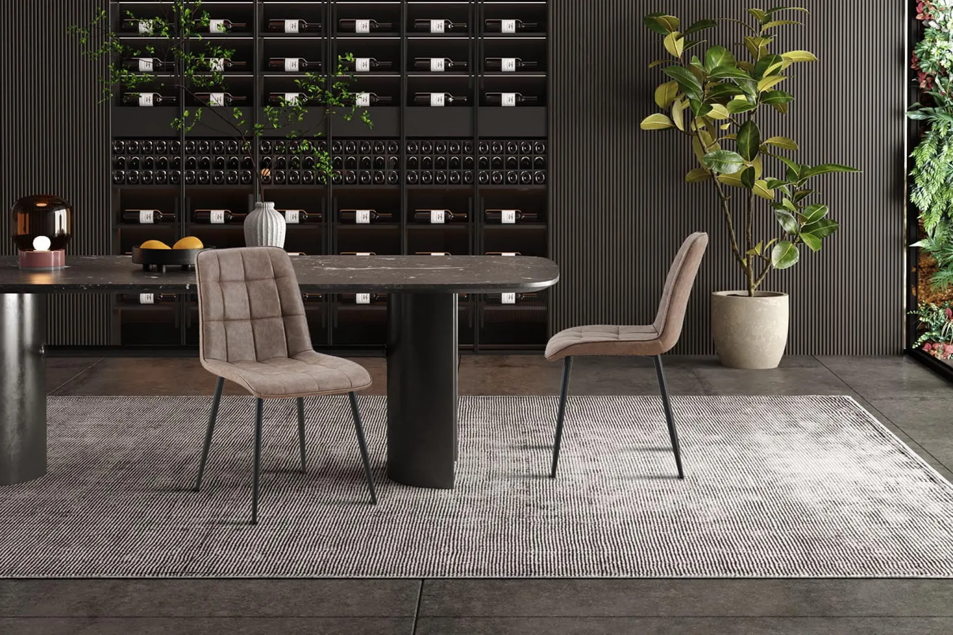 Stoel Fons Bruin – Set van 4