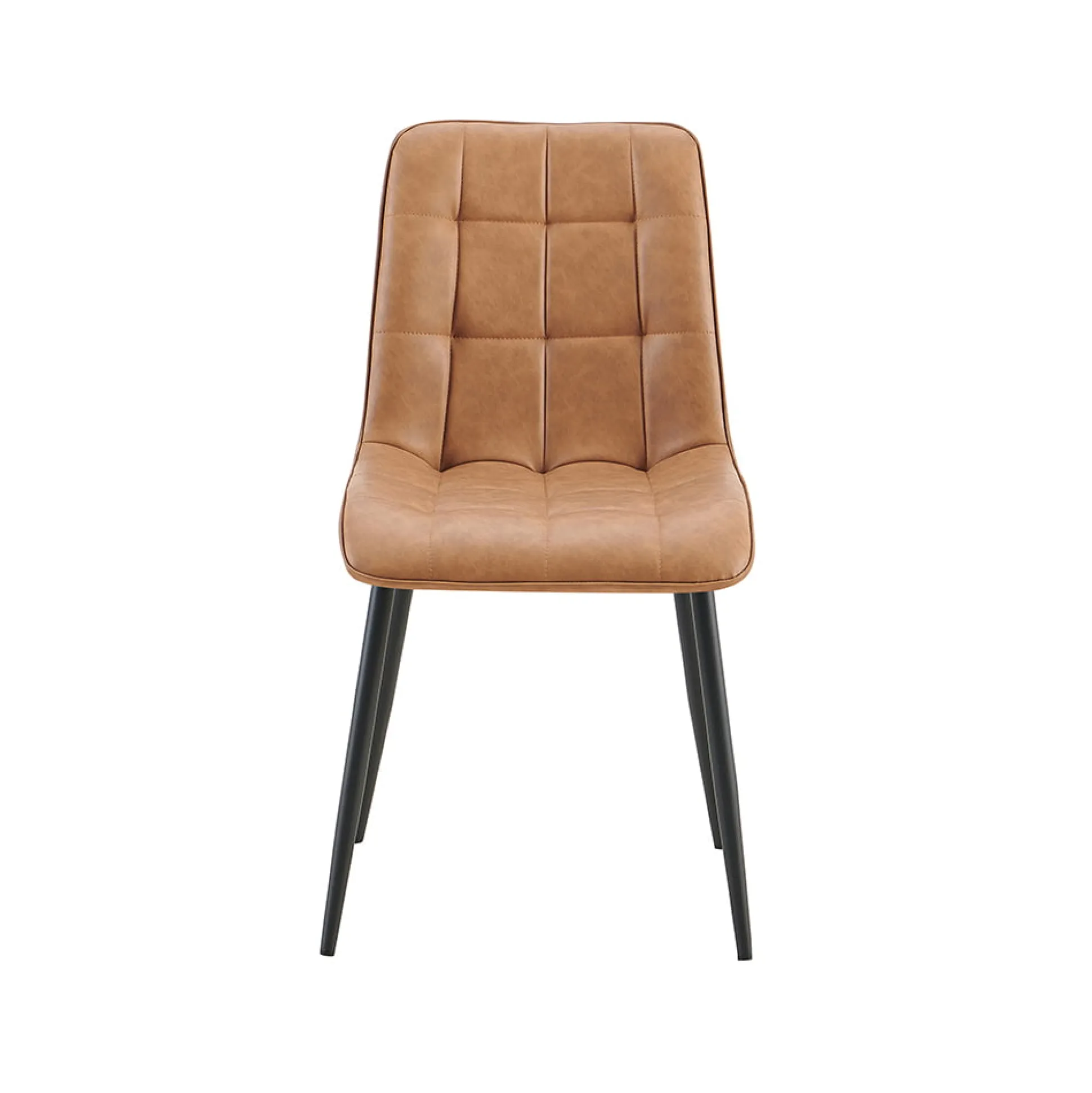 Stoel Fons Cognac – Set van 4