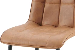 Stoel Fons Cognac – Set van 4