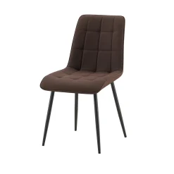 Stoel Fons Donkerbruin – Set van 4