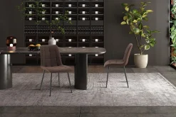 Stoel Fons Donkerbruin – Set van 4