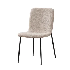 Stoel James Bouclé Beige – Set van 2