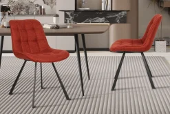 Stoel Johanna Rood – Set van 2