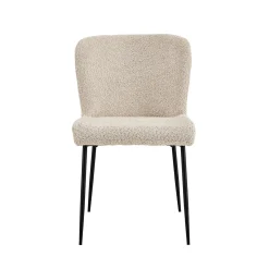 Stoel Jolie Bouclé Beige – Set van 2