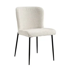 Stoel Jolie Bouclé Ecru – Set van 2