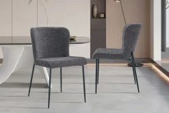 Stoel Jolie Donkergrijs – Set van 2