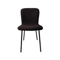 Stoel Kyra Zwart Bouclé – Set van 4