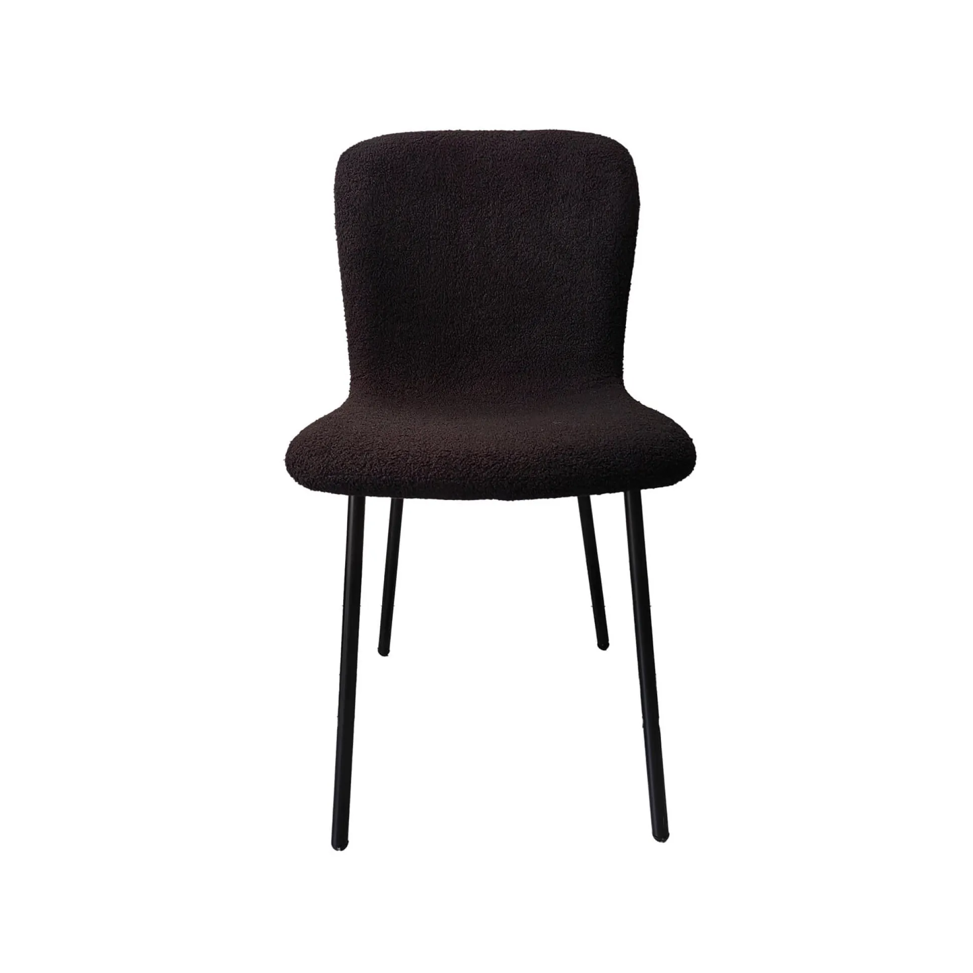 Stoel Kyra Zwart Bouclé – Set van 4