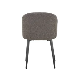 Stoel Lena Bouclé Grijs – Set van 2