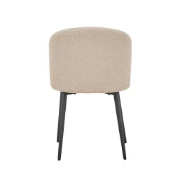 Stoel Lena Bouclé Zand – Set van 2