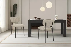 Stoel Lidy Bruin – Set van 2