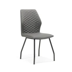 Stoel Louise Antraciet – Set van 4