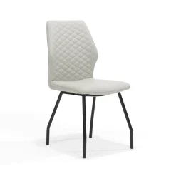 Stoel Louise Ivoor – Set van 4