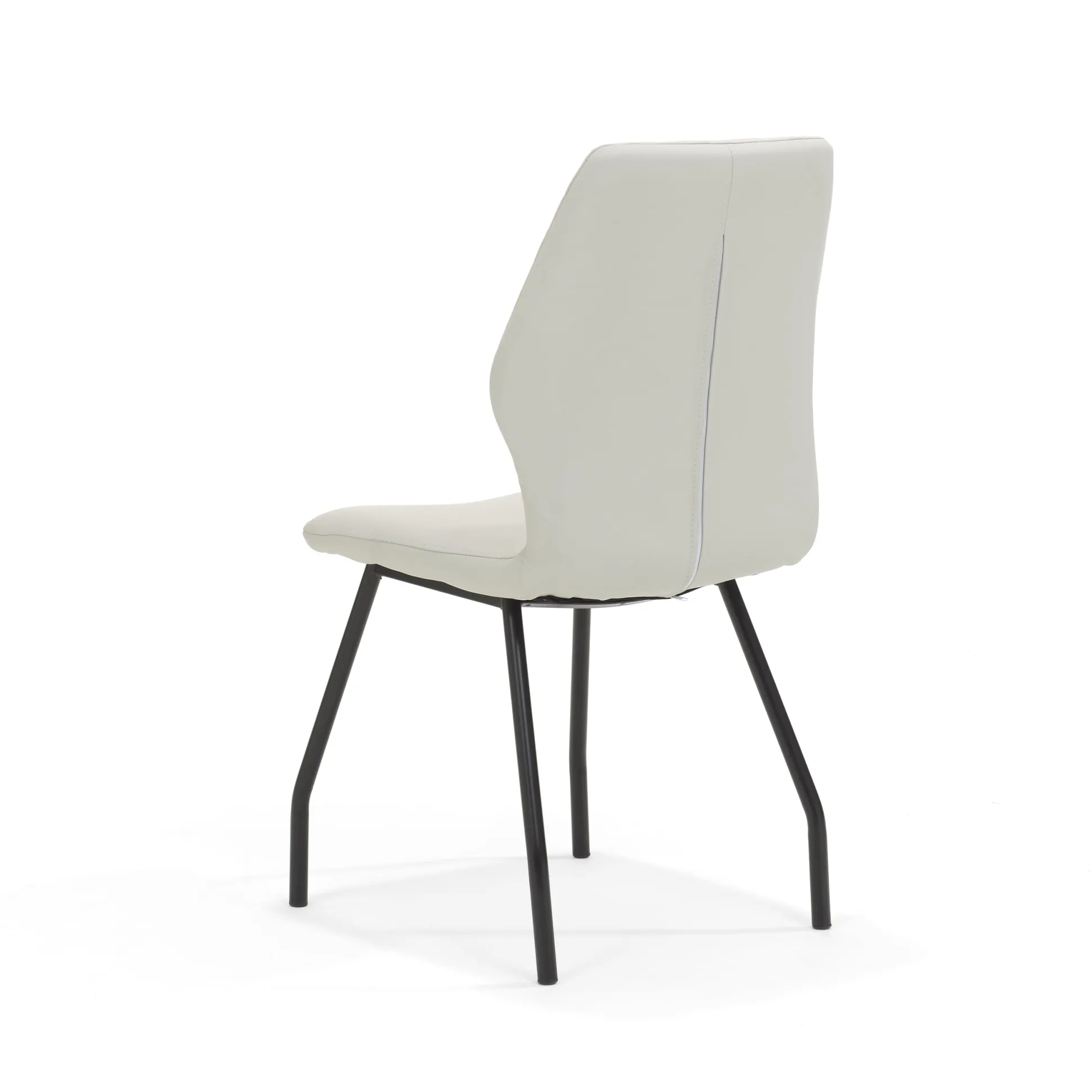 Stoel Louise Ivoor – Set van 4