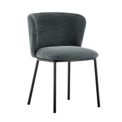 Stoel Lynn Donkergrijs – Set van 2