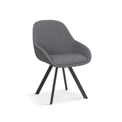 Stoel Malou Grijs-Donkergrijs – Set van 2