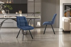 Stoel Margot Blauw – Set van 2