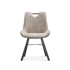 Stoel Marijn Lichtgrijs – Set van 2