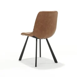 Stoel Maud Cognac – Set van 4