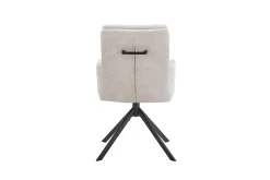 Stoel Mies Beige Stof – Set van 2