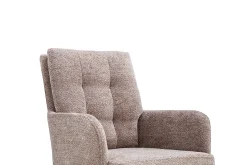 Stoel Mies Zand Stof – Set van 2