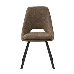 Stoel Nadine Bouclé Zand – Set van 2