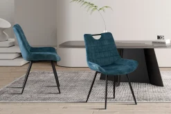 Stoel Nick Petrol – Set van 2