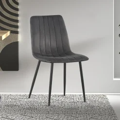 Stoel Nikkie Grijs – Set van 2