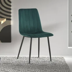 Stoel Nikkie Groen – Set van 2