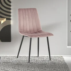 Stoel Nikkie Roze – Set van 2