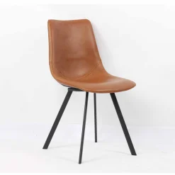 Stoel Olaf Cognac – Set van 2