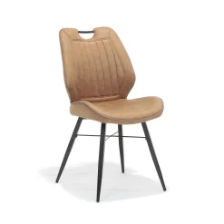 Stoel Olivier Cognac – Set van 4