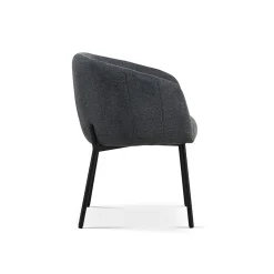 Stoel Pia Donkergrijs – Set van 2