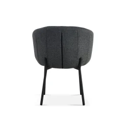 Stoel Pia Donkergrijs – Set van 2