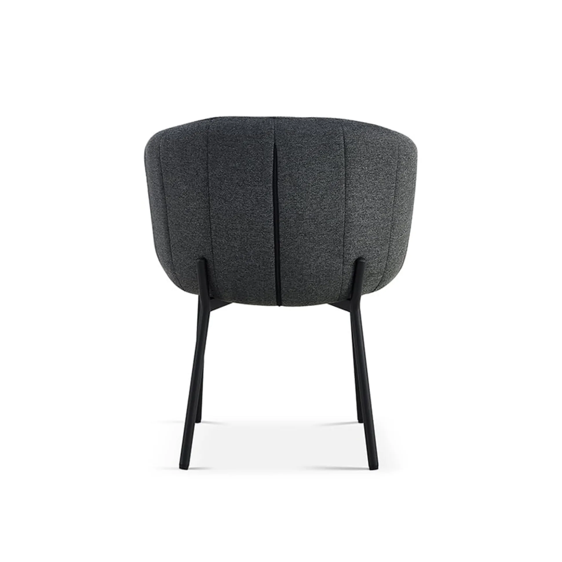 Stoel Pia Donkergrijs – Set van 2