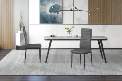 Stoel Robbe Grijs – Set van 4