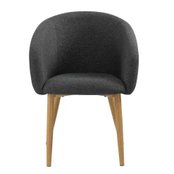 Stoel Romy Zwart – Set van 2