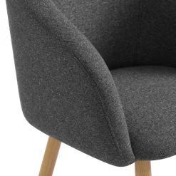 Stoel Romy Zwart – Set van 2