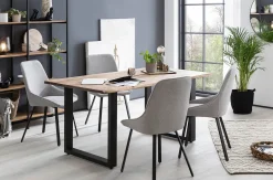 Stoel Tibbe Grijs – Set van 2