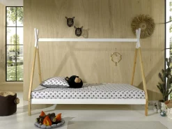 Tipibed Winnetou Wit 90×200 cm