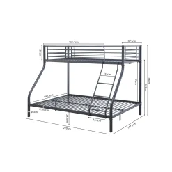 Triobed Romain Donkergrijs