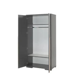 Tweedeurskast Dex Antraciet