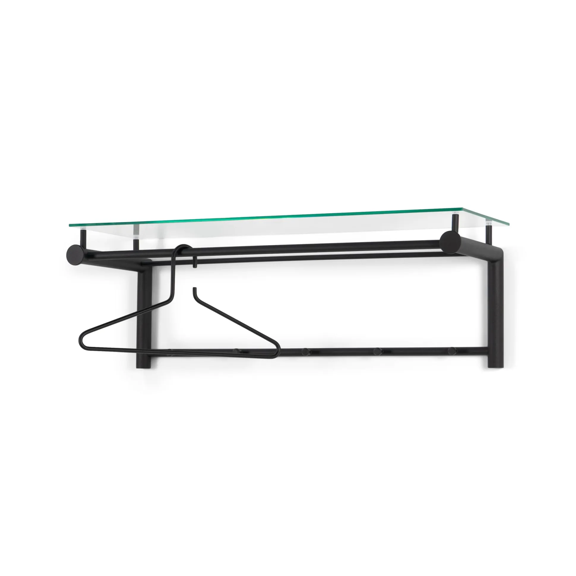 Wandkapstok Bart-3 Zwart