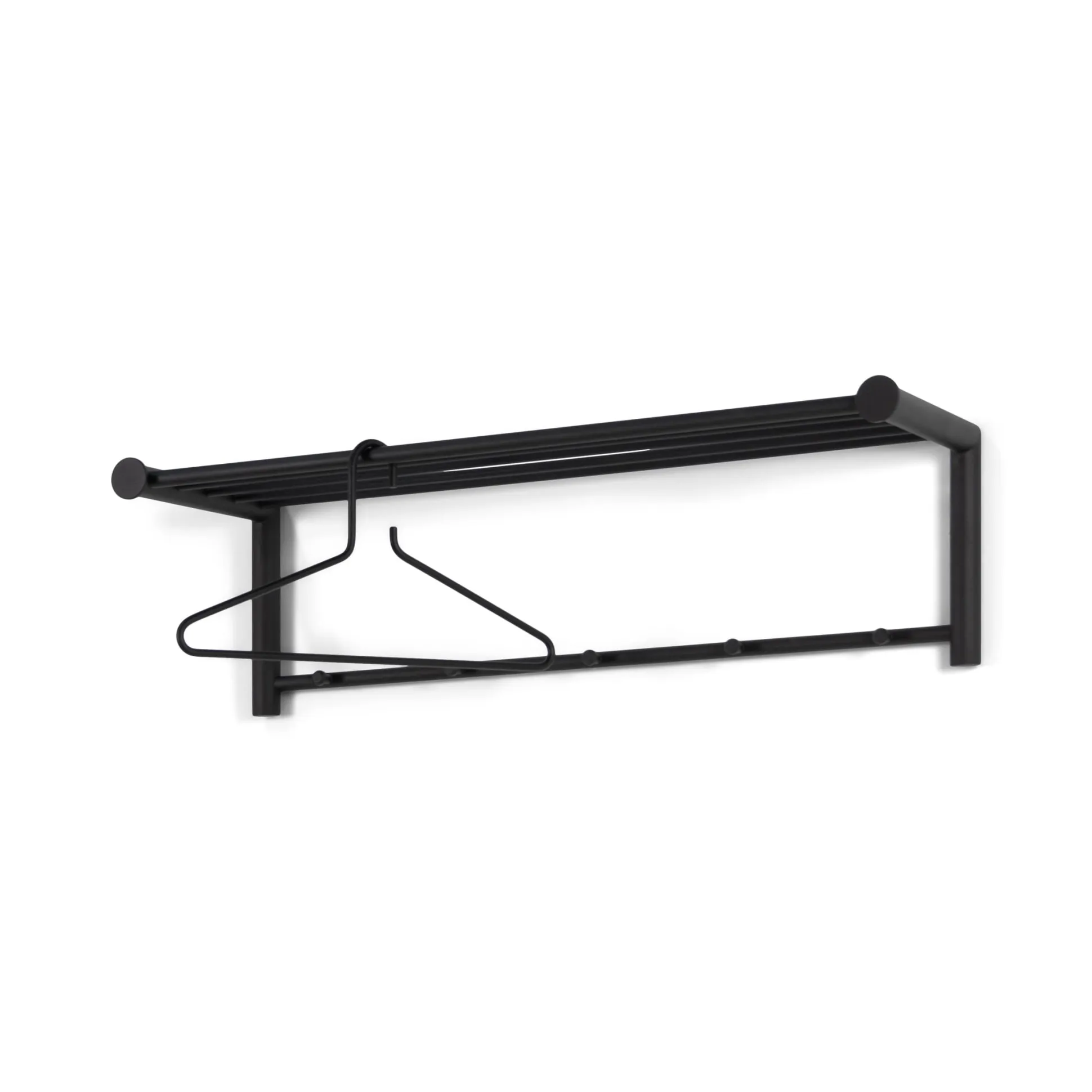 Wandkapstok Bart-2 Zwart