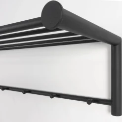 Wandkapstok Bart-2 Zwart